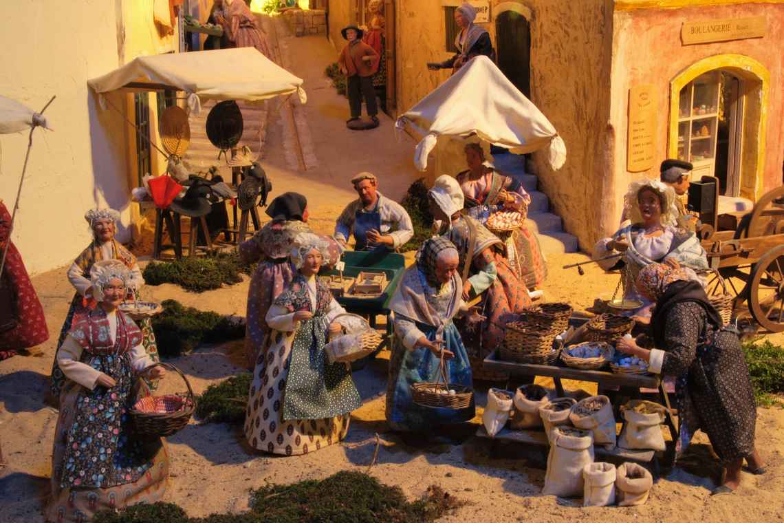 Village provençal miniature